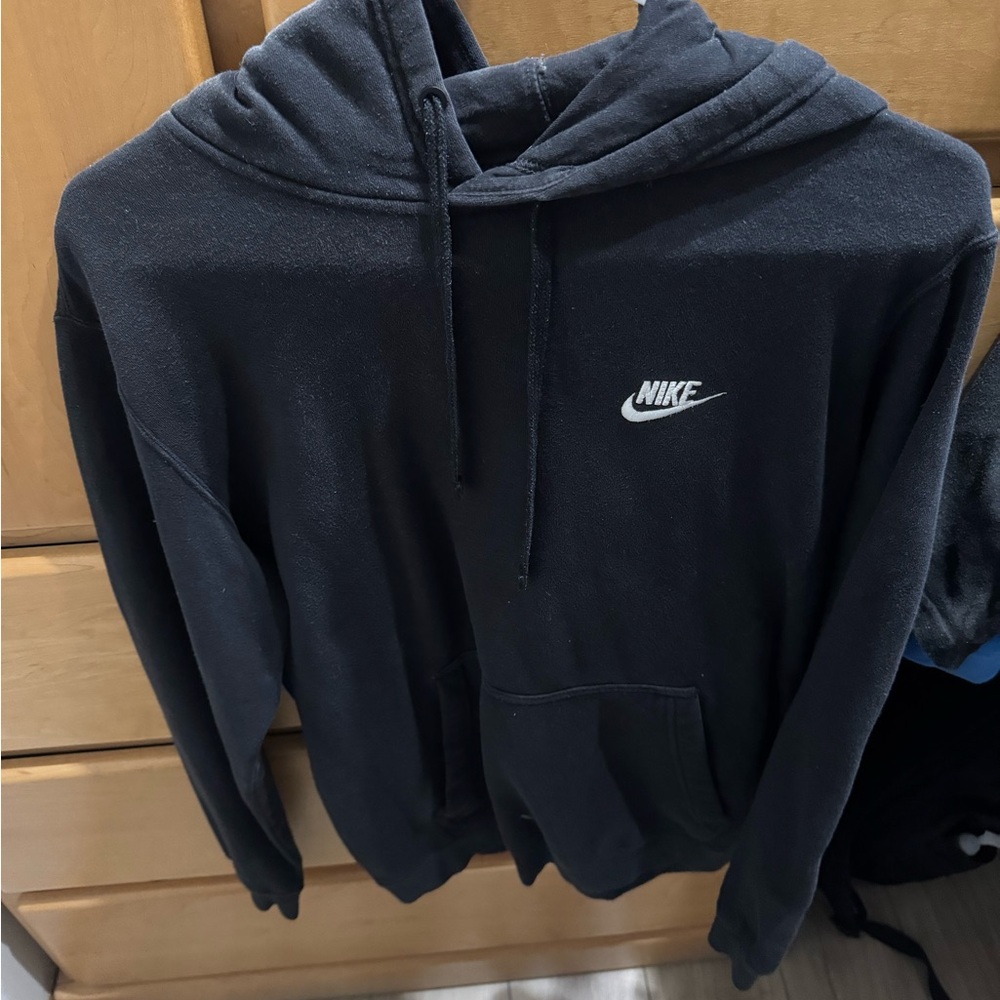 Nike Men's Dark Hoodie with Logo